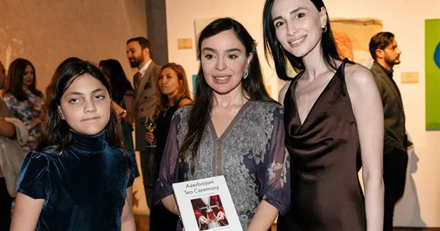 Leyla və Arzu Əliyevalar London Dizayn Biennalesində Fotolar