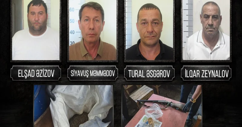 Oğuzda narkotik satışı ilə bağlı 4 nəfər saxlanılıb
