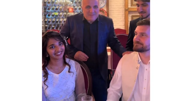 Dünən sünnət olunan ingilis Azərbaycanda evləndi Eldəniz təbrik etdi (Video)