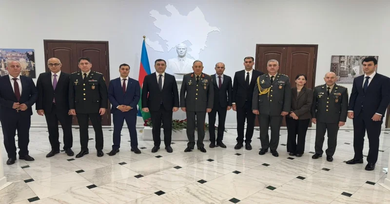 Kərim Vəliyevin rəhbərlik etdiyi nümayəndə heyəti Azərbaycanın Qazaxıstandakı səfirliyini ziyarət edib