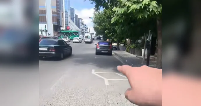 Bu parklanma yerində dayanmayın! Ağacın arxasında sizi sürpriz gözləyir VİDEO
