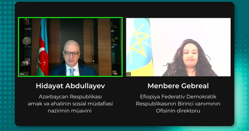 Efiopiya ilə həssas qruplara xidmətlər sisteminin inkişafı sahəsində əməkdaşlıq sənədi imzalanıb