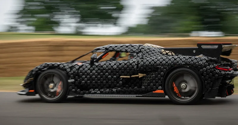 LEGO dan sürət rekordu: Hiperkar 111 km/saat yığdı VİDEO