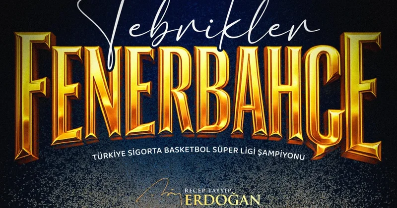 Rəcəb Tayyib Ərdoğan Fənərbaxça nı təbrik edib