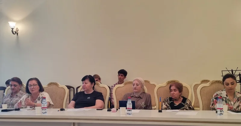 Первые женщины композиторы Азербайджана конференция в Союзе композиторов (ФОТО)