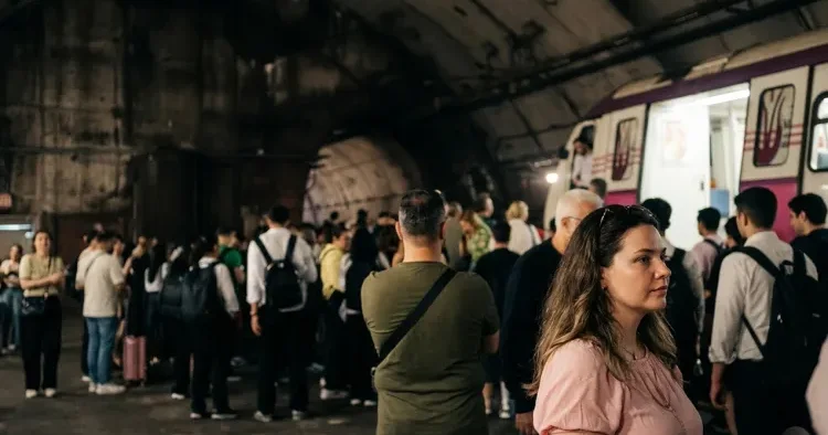 İstanbul metrosunda qəza VİDEO