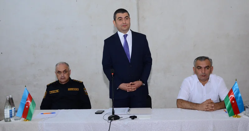 Elşən Həsənli Qaraqocalı sakinləri ilə görüşdü Fotolar