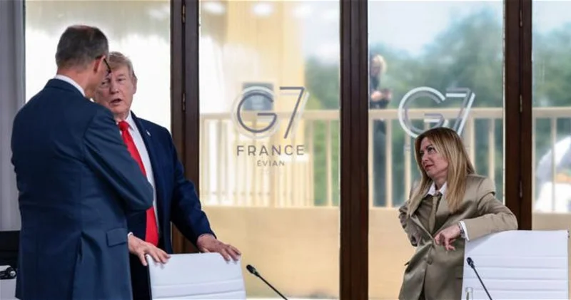 Мелони опровергла заявление Трампа о том, что она умоляла его сфотографироваться с ней на саммите G7