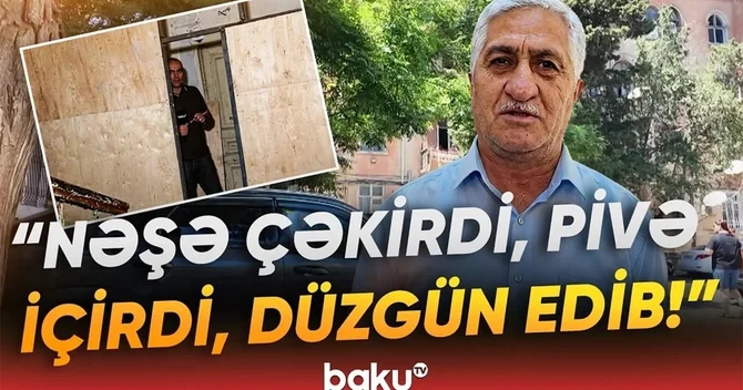Vətəndaşın binanın girişinə quraşdırdığı konstruksiya narazılığa səbəb oldu