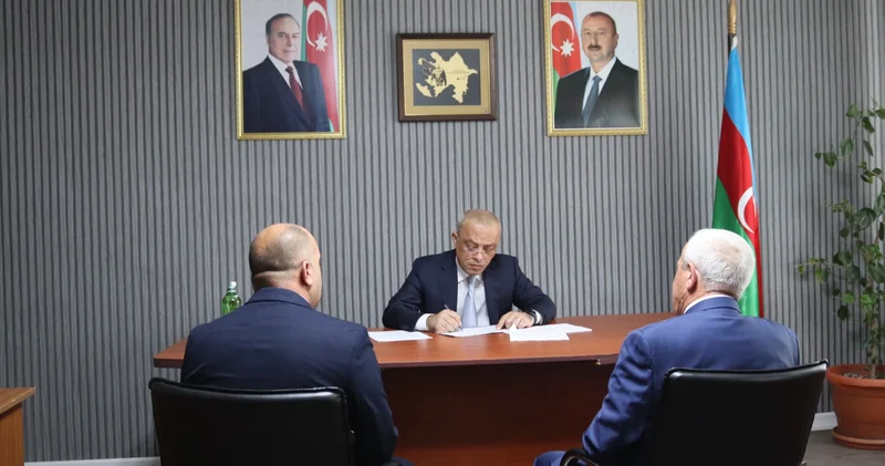 Zaur Mikayılov Zaqatala rayonunda vətəndaşlarla görüşdü