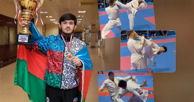 Azərbaycan karatesinin gələcək ümidi Zəki Cəfərzadə...