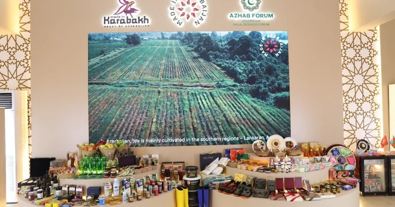 İİB Qrupunun Özəl Sektor Forumu çərçivəsində keçirilən sərgidə Azərbaycan pavilyonu təşkil olunub
