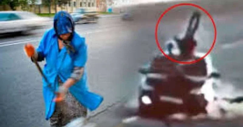 Avtomobil 67 yaşlı süpürgəçi qadını vurdu