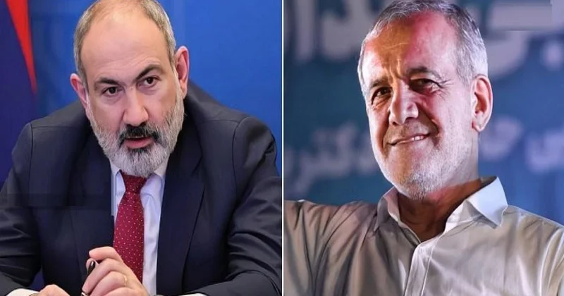 Paşinyan Pezeşkianı Ermənistana rəsmi səfərə dəvət edib