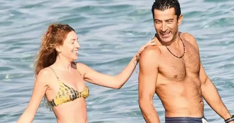Sinemlə Kenan çimərlikdə görüntüləndi