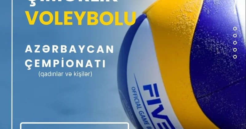 Çimərlik voleybolu üzrə ölkə çempionatının püşkatma mərasimi keçirilib