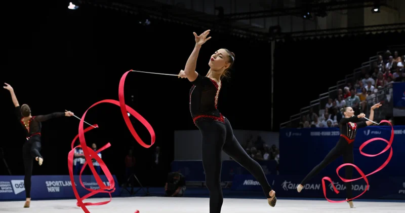 Azərbaycanın bədii gimnastika üzrə qrup komandası Universiadada 2 ci qızıl medalı qazanıb