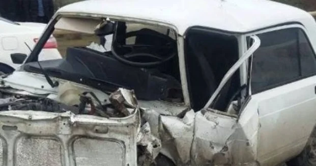Bakıda yol qəzası 1 ölü, 2 yaralı