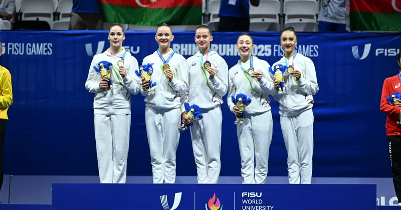 Gimnastlarımız qızıl medal qazandılar FOTOLAR