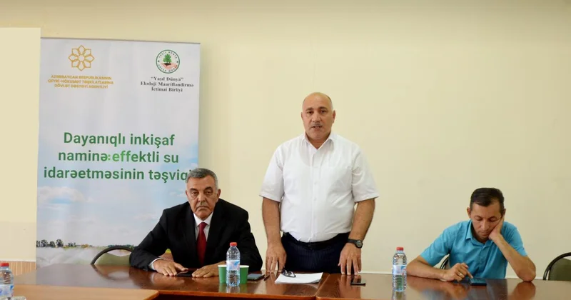 QHT Saatlıda su idarəçiliyi ilə bağlı ictimai müzakirə keçirib