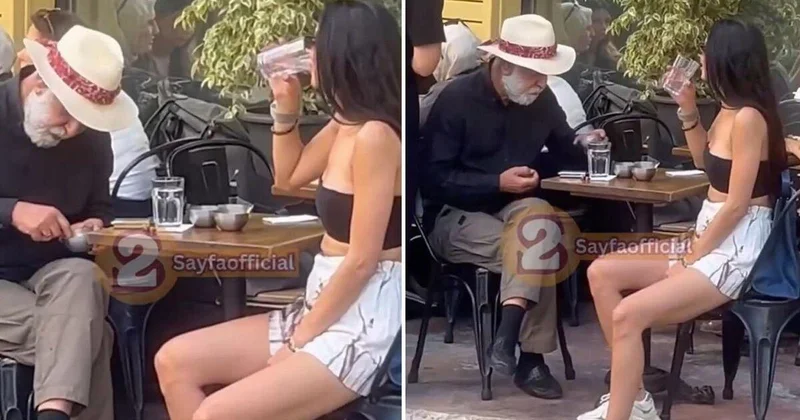 Gənc qadınla görüntülənən 75 yaşlı Məhəmməd Cangörən müxbirə əsəbiləşdi