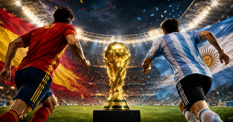 İspaniya və Argentina dünya çempionluğu uğrunda üz üzə gəlir