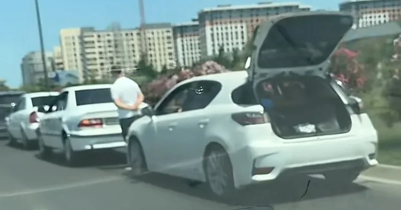 Sumqayıtda zəncirvari QƏZA baş verib VİDEO