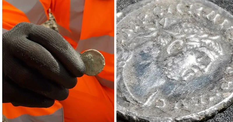 Dəmir yolu tikintisi zamanı 1740 illik Roma sikkəsi tapıldı