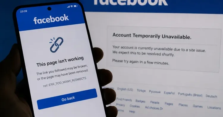 Facebook yenidən normal fəaliyyətini bərpa etdi YENİLƏNİB