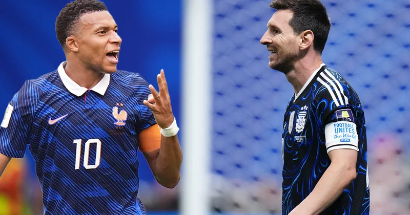 Mbappe birinci, Messi ikinci