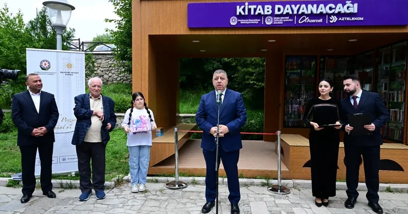 Şuşada Kitab dayanacağı istifadəyə verildi FOTO