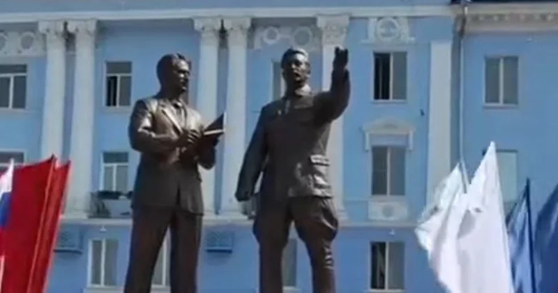 Voloqda vilayətində Stalinin daha bir abidəsi açıldı VİDEO