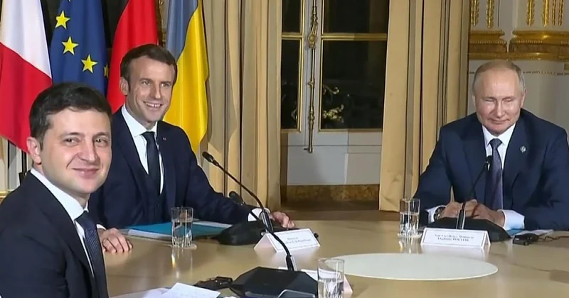Makrondan Putinlə Zelenskiyə təklif