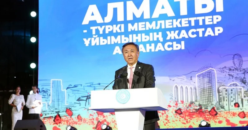 Türk Dünyasının Gənclər Paytaxtı rəmzi olaraq Lənkərandan Almatıya ötürülüb FOTOLAR