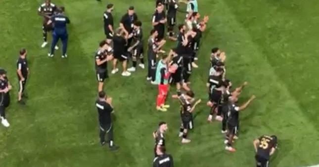 Qələbəni “Qarabağ”lı azarkeşlərlə birgə qeyd etdilər Budapeştdən video