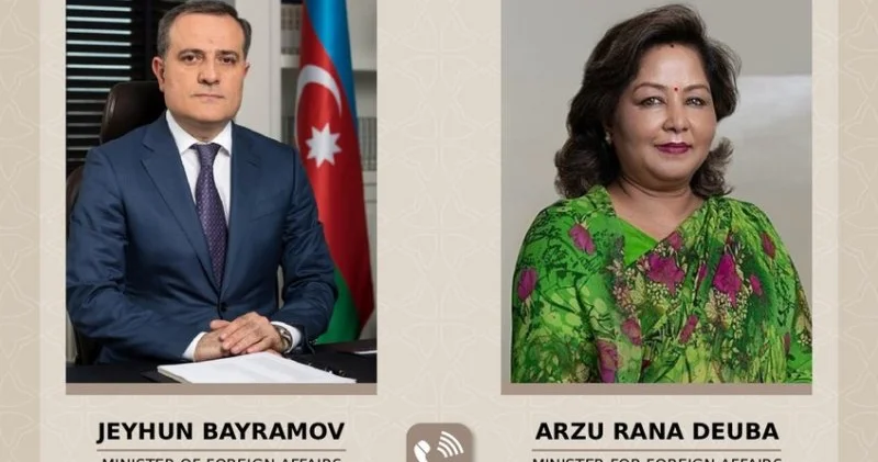 Azərbaycan və Nepal XİN başçıları müxtəlif sahələrdə əməkdaşlığı müzakirə edib