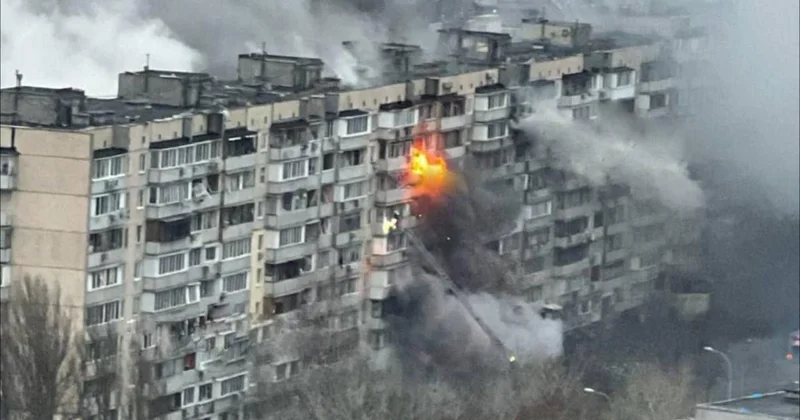 Ukrayna şərhərlərinə kütləvi hücum Rusiya 270 dron və raketlərlə zərbə endirdi