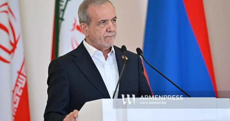 “İran Ermənistanla Azərbaycan arasında sülh danışıqlarını dəstəkləyir” Pezeşkian
