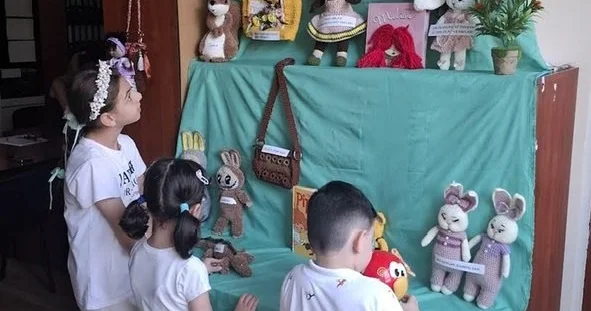 Fəxri oxucunun əl işlərinin sərgisi keçirilib