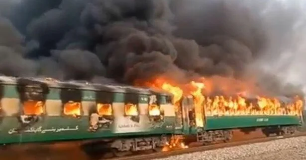 Zaporojyedə Rusiyaya məxsus yük qatarı partladıldı