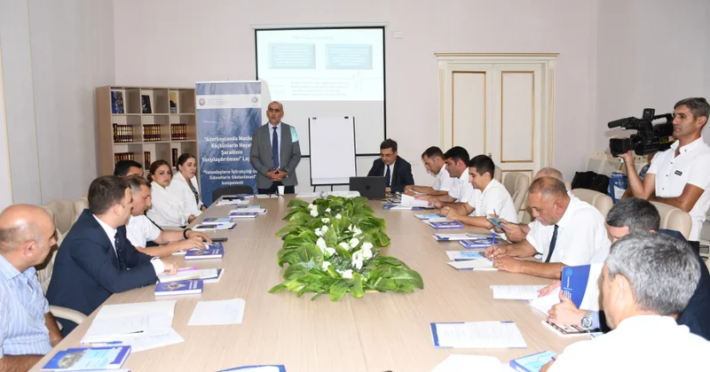 Ağdamda “Vətəndaş iştirakçılığının təşkili” mövzusunda seminar təşkil edilib
