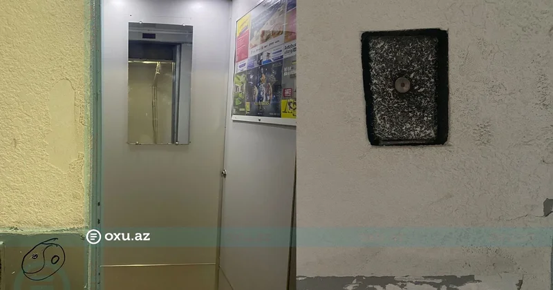 Liftlərin işləməməsindən şikayətçi olan sakinlər: Əzab və əziyyət maşınıdır