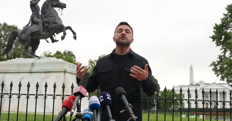Zelenski: Ukraynanın təhlükəsizliyi təminatına Avropa maliyyəsi hesabına 90 milyard dollarlıq Amerika silahının allnması daxildir