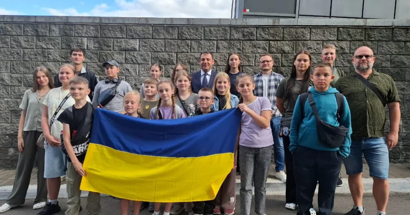 Еще 30 украинских детей отправились на реабилитацию в Баку