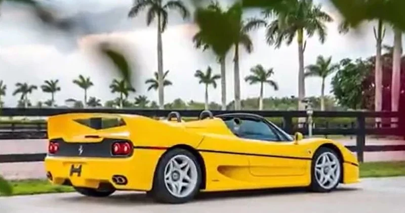 Sadəcə iki ədəd var: 1995 ci ilin sarı Ferrari F50 si dünyanın ən bahalısı oldu (FOTO)