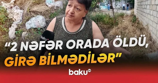 Gəncədə sakinlərin əsəbi tarıma çəkildi: Ayaqaltında qalmışıq