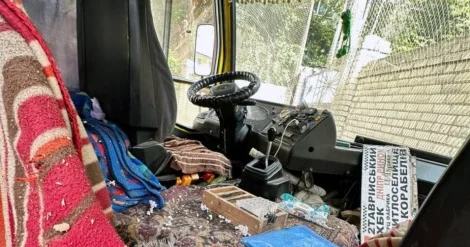 Rus ordusu Ukraynada avtobus vurdu ÖLƏNLƏR VAR