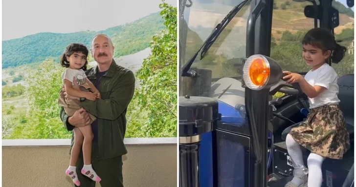 Ильхам Алиев выполнил еще одну детскую просьбу семье из Шушинского района подарили трактор