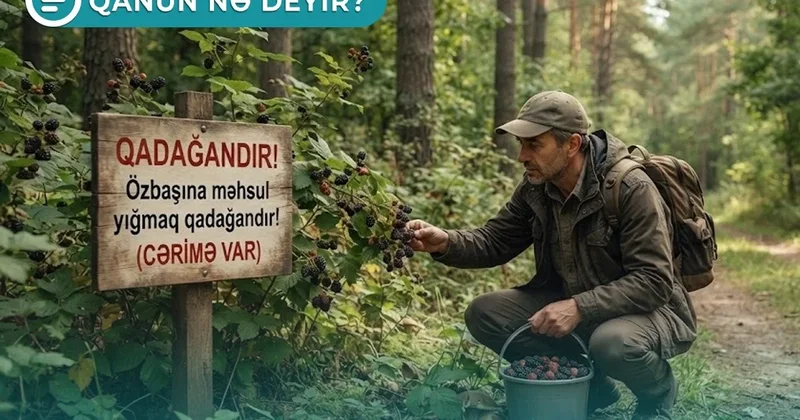 Bəzi məhsulları icazəsiz yığdığınıza görə cərimə oluna bilərsiniz Qanun nə deyir? VİDEO