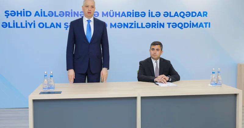 68 şəhid ailəsi və müharibə əlili mənzillə təmin olundu FOTO